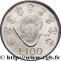 100 lire - San Marino