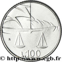 100 lire - San Marino