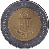 500 lire - Saint Marin