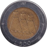 500 lire - Saint Marin