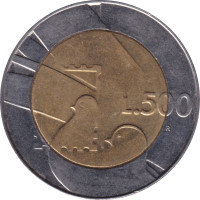 500 lire - San Marino