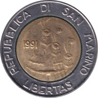 500 lire - San Marino