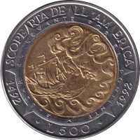 500 lire - San Marino