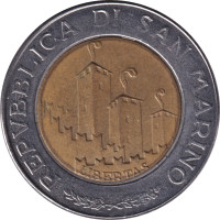 500 lire - Saint Marin