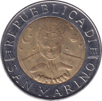 500 lire - San Marino