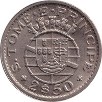 2 1/2 escudos - Sao Tome and Principe