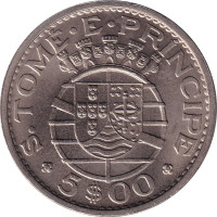 5 escudos - Sao Tome and Principe