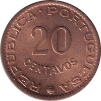 20 centavos - Sao Tomé-et-Principe