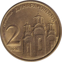 2 dinara - Serbia