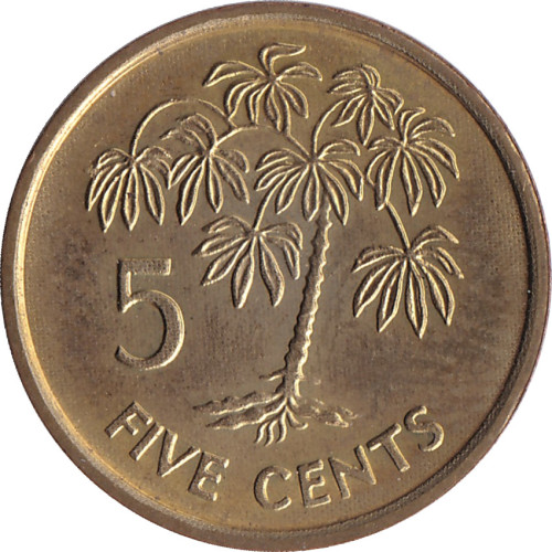 5 cents - Seychelles