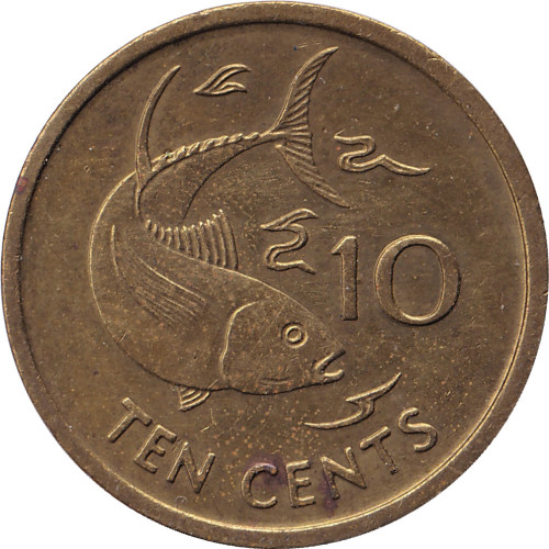 10 cents - Seychelles