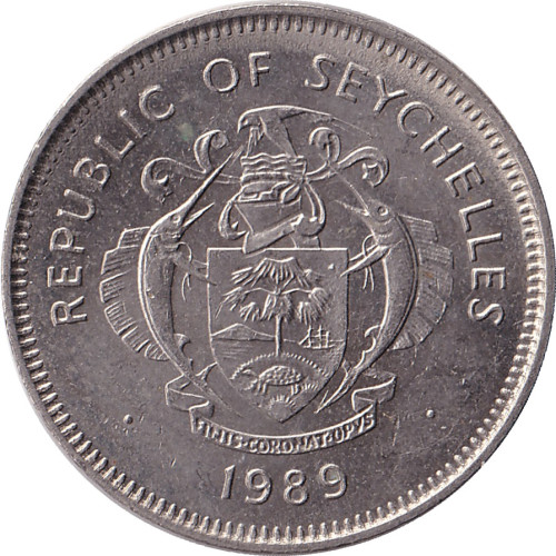 25 cents - Seychelles