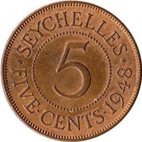 5 cents - Seychelles