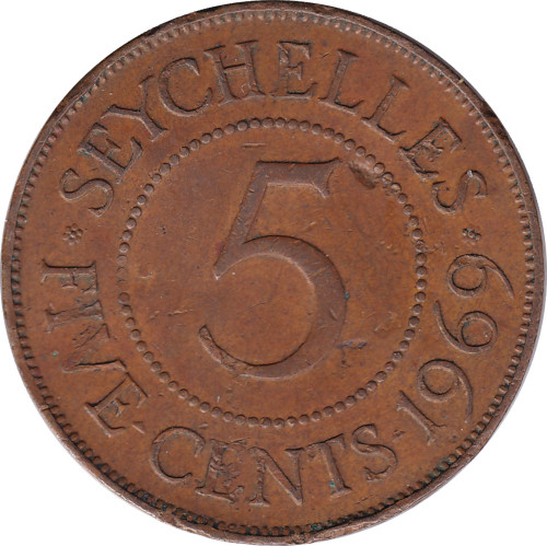 5 cents - Seychelles