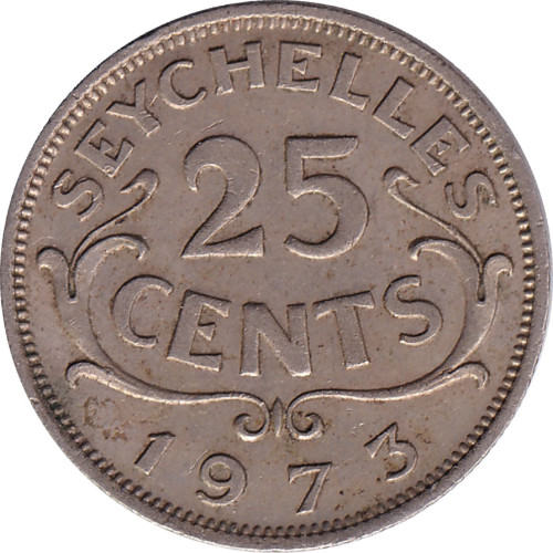 25 cents - Seychelles