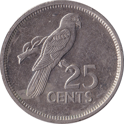 25 cents - Seychelles