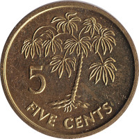 5 cents - Seychelles