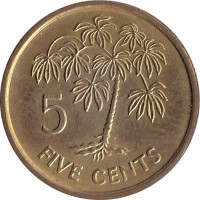 5 cents - Seychelles