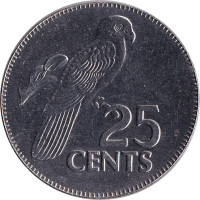 25 cents - Seychelles