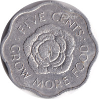 5 cents - Seychelles