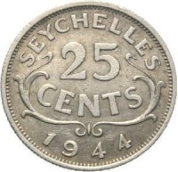 25 cents - Seychelles