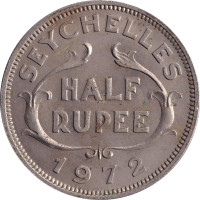 1/2 rupee - Seychelles