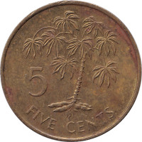 5 cents - Seychelles