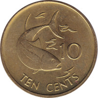 10 cents - Seychelles