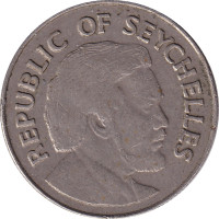 25 cents - Seychelles