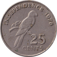 25 cents - Seychelles