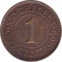 1 cent - Seychelles