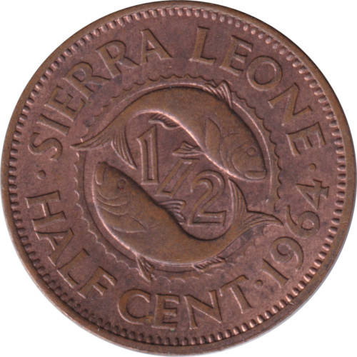 1/2 cent - Sierra Leone