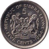 5 cents - Sierra Leone