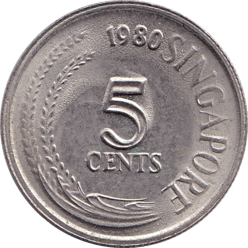 5 cents - Singapour