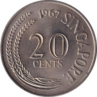 20 cents - Singapore