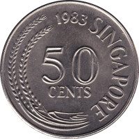 50 cents - Singapore