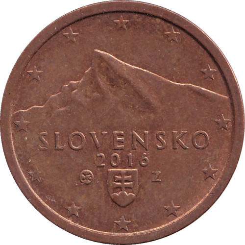 2 eurocents - Slovaquie