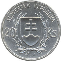 20 korun - Slovaquie