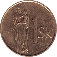 1 koruna - Slovaquie