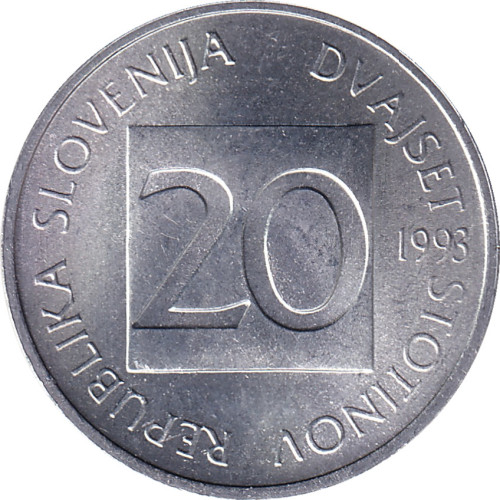 20 stotins - Slovénie