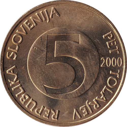 5 tolarjev - Slovenia