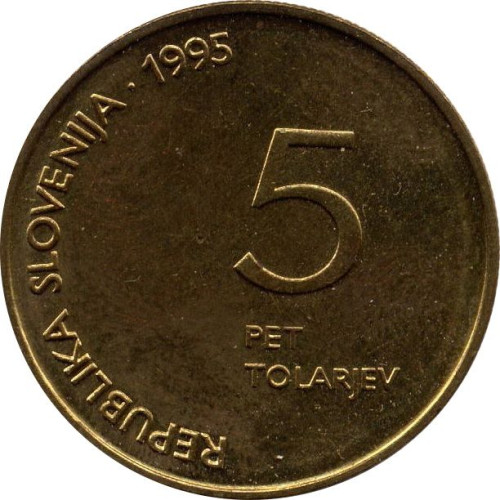 5 tolarjev - Slovenia