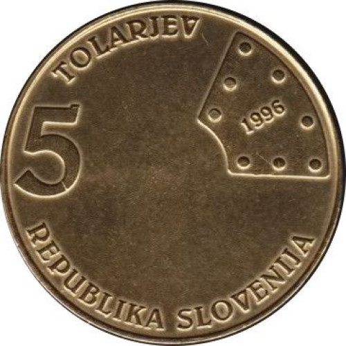 5 tolarjev - Slovénie