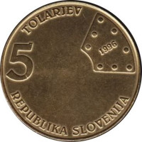 5 tolarjev - Slovénie