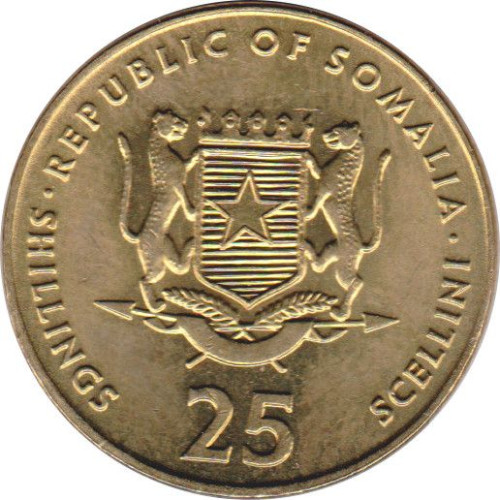 25 shillings - Somalia