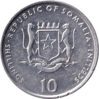 10 shillings - Somalie