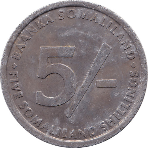 5 schilling - Somaliland