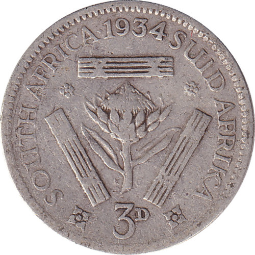 3 pence - South Africa