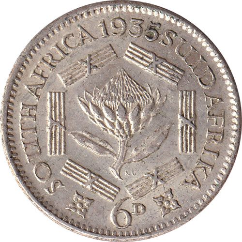 6 pence - South Africa