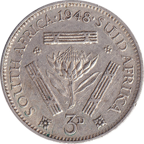 3 pence - South Africa